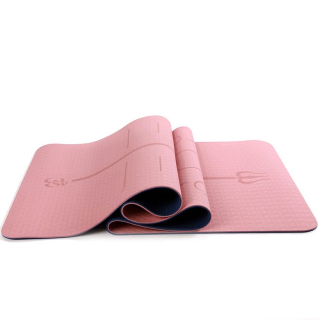 TPE Yoga Mat Alignment Lines - Image 2