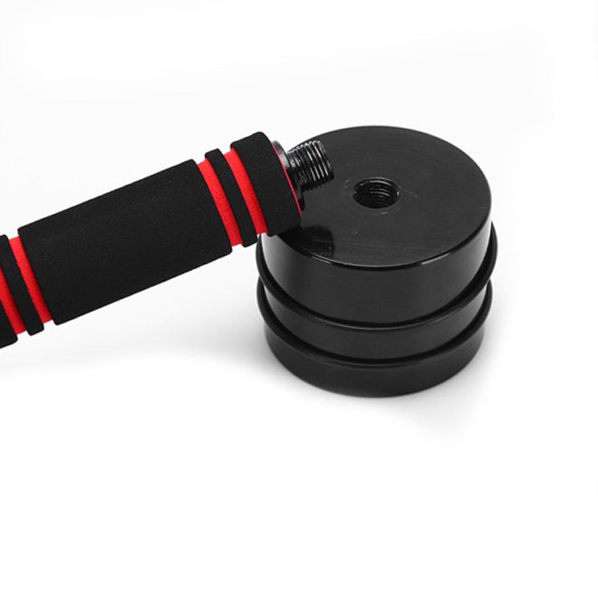 Black Paint Adjustable Dumbbell Set - Image 3