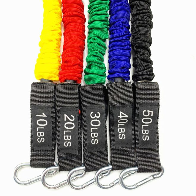 TPE 11pcs Fabric Resistance Bands Sets - Image 4