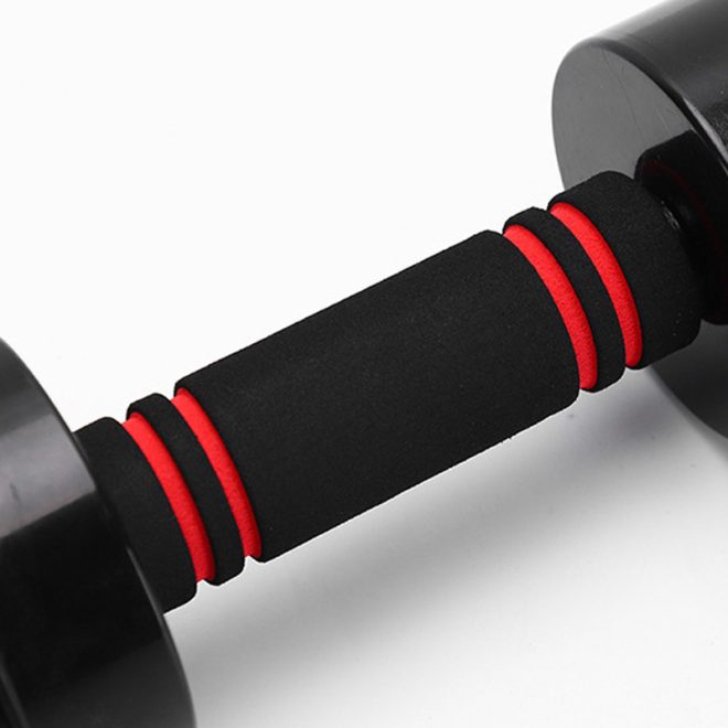 Black Paint Adjustable Dumbbell Set - Image 4