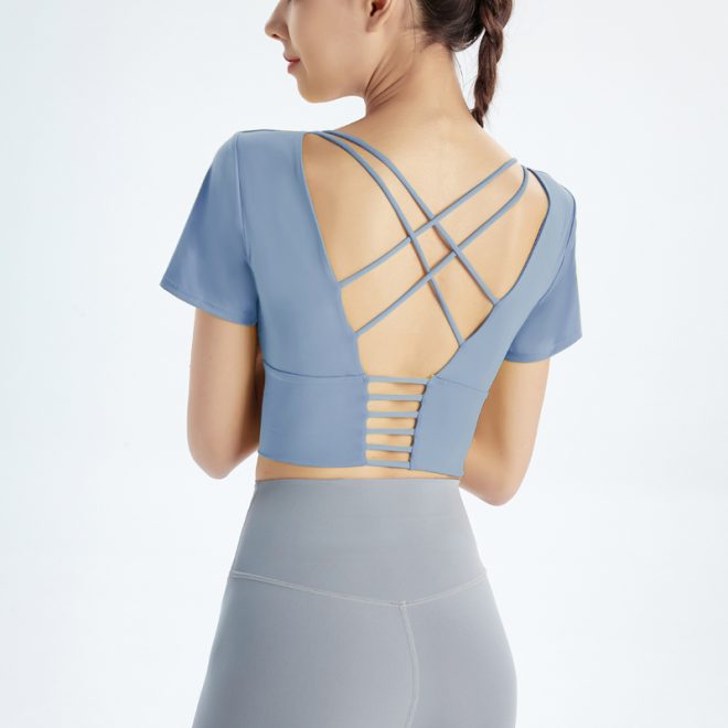 Short Sleeve Cropped Shirt - Image 3