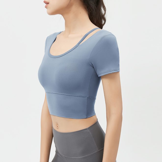 Short Sleeve Cropped Shirt - Image 4