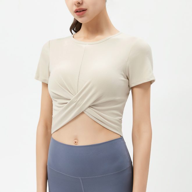 Short Sleeve Cropped Shirt - Image 3