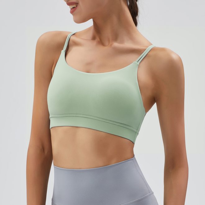 Thin Ribbon Cross Sport Bra - Image 4