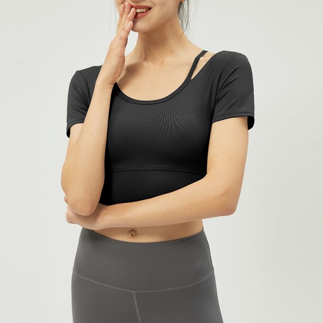 Short Sleeve Cropped Shirt - Image 5