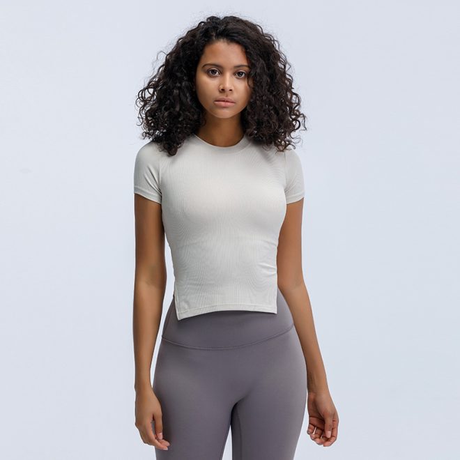 Short Sleeve Cropped Shirt - Image 2
