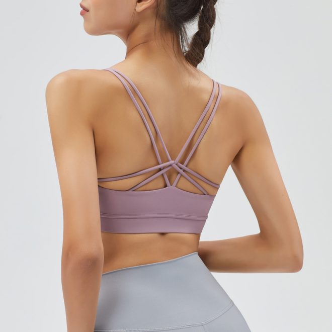 Thin Ribbon Cross Sport Bra - Image 3