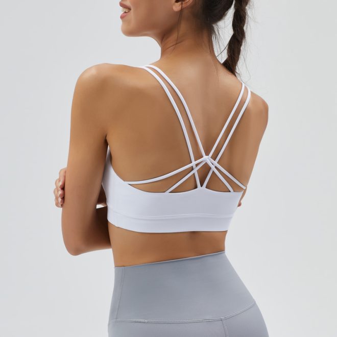 Thin Ribbon Cross Sport Bra - Image 7