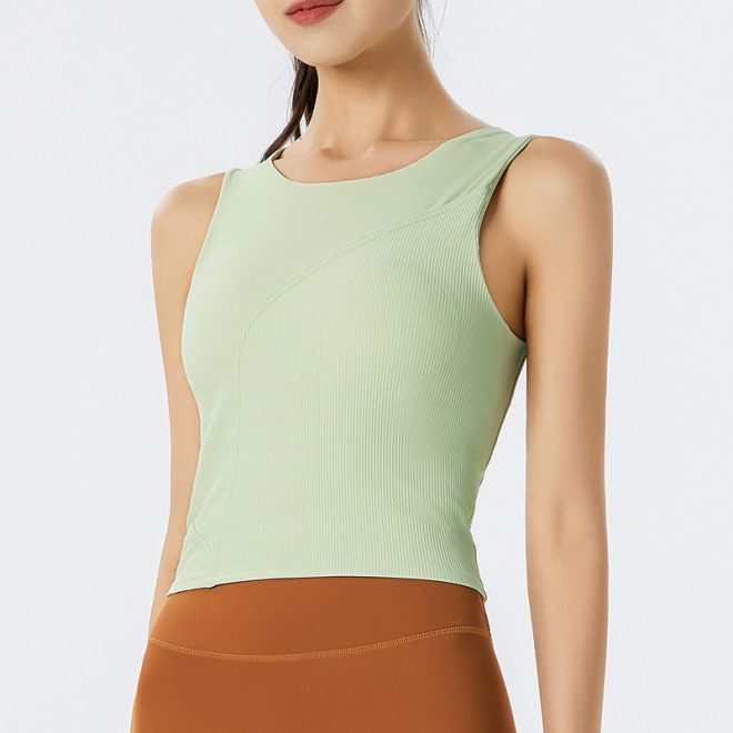 Irregular Splicing Tank Tops - Image 8
